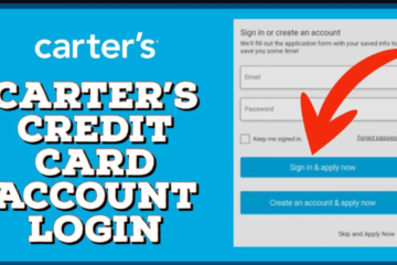 carter credit card login